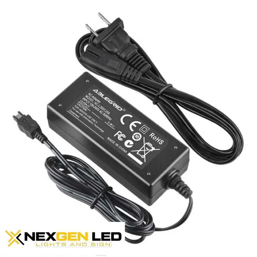 05.webp Input Voltage: AC 100-240V 50-60HZ *Output Voltage: DC 12V *Rated Power: 10A 120W *AC Cable length: 47.24in (1.2m) *DC Cable length:39.37in (1m) *Size: 6.5 x 2.5 x 1.6 inch - Image 1
