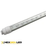 1.2m double sided LED sign tube, 30w,clear PC cover,6500k,125lm/w,CRI 82, R17D base,25pcs per carton