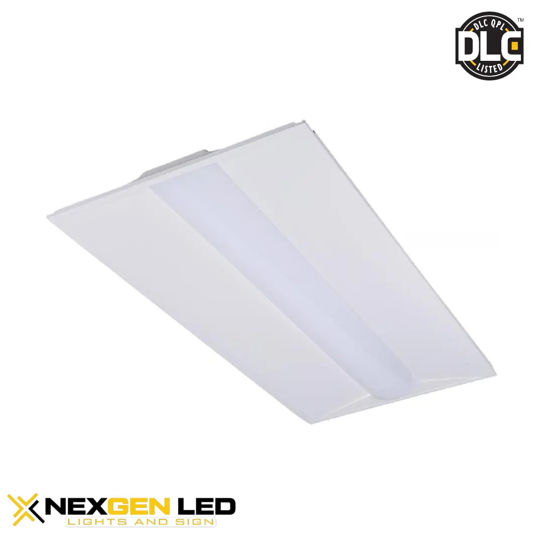 1-2.webp 2*2FT LED troffer light, 20w/30w/40w,3000k/4000k/5000k,0-10v dimmable,CRI 82,130lm/w,6pcs per carton - Image 1