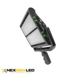 Square Led Sport light 500W,5700k,Black color, Seoul 3030 chips,Sosen driver, AC100-277V, with AM bracket