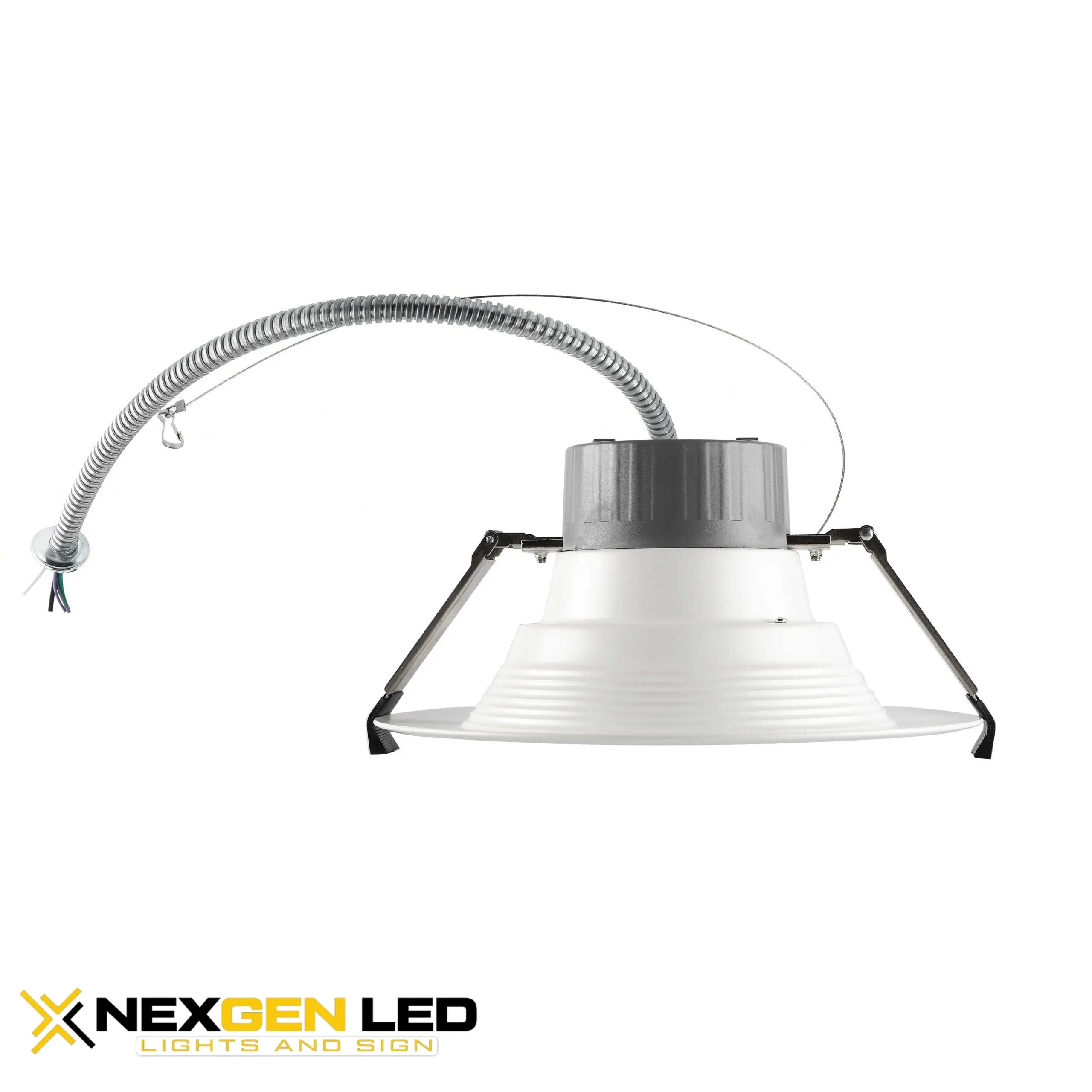1-37-scaled-1.webp 6″ CCT/WATTAGE Adjustable LED Down Light, 22/15/10W, 110-277V AC, 3000/4000/5000K, - Image 1