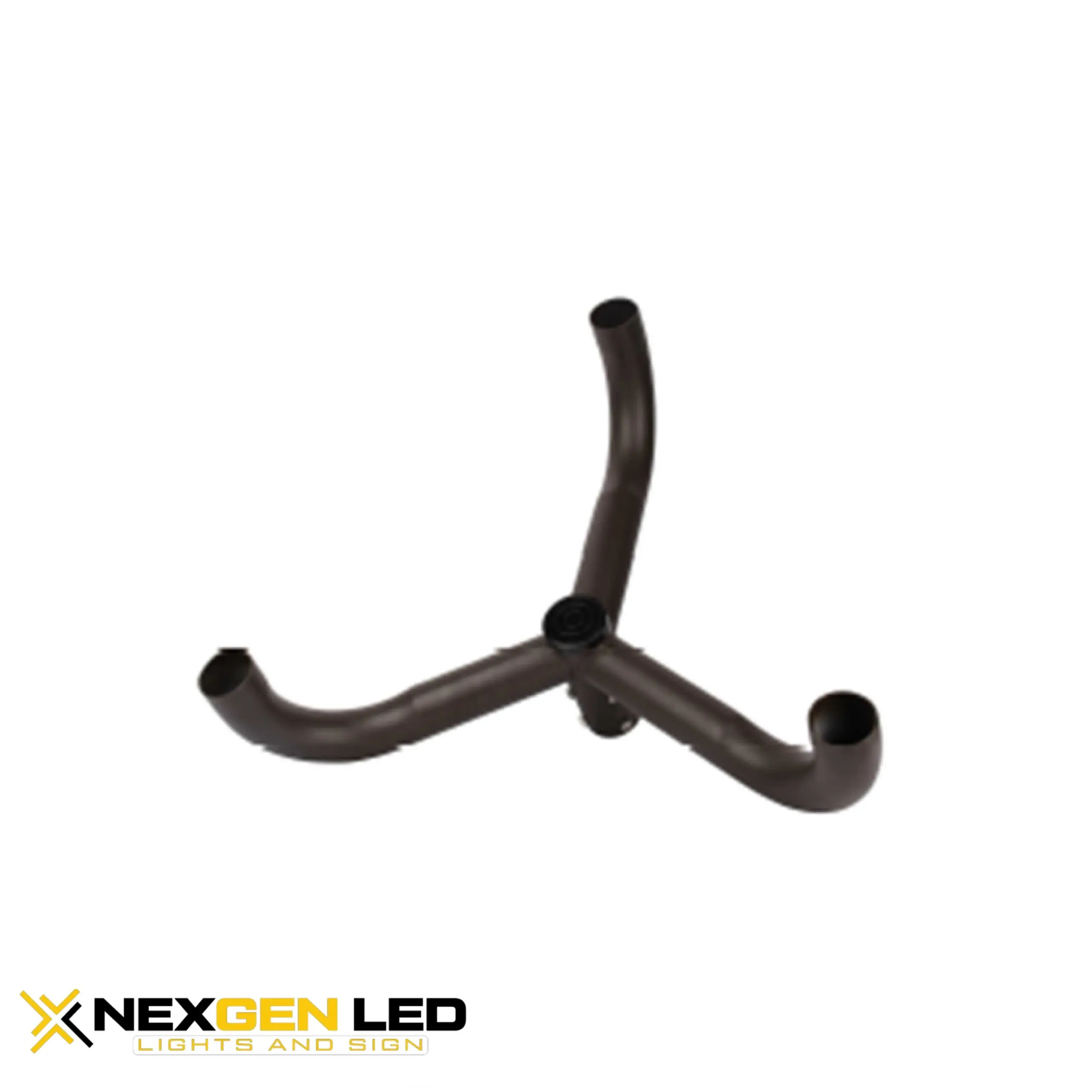 1-56-scaled-1.webp Bullhorn with 3 Arms at 120 degree;Black Finish; - Image 1