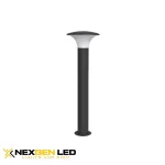 9W BOLLARD SILVER – 3000K