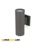 2*12W up&down wall sconce,warm white 3000K, 6500K,D108*H300mm,wet location IP65,6pcs per carton