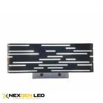 wall lamp,455*102*190,sand silver finished,acrylic cover,2pcs switch,4pcs E26 bulb base(without bulb)