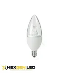 CANDLEABRA 4.5W CLEAR 3K