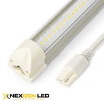 2ft V shape integrated tube, 15w, 6500K, clear PC cover, CRI 82, 125lm/w, 25pcs per Carton