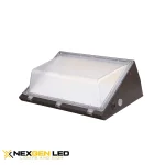 LED Semi-cut off Wall Pack 120W/ 5700K, With photocell,AC100-277V,UL DLC listed
