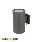 2*18W up&down wall sconce,warm white light 3000K, white light 6500K, D145*H300mm,wet location IP65,4pcs per carton