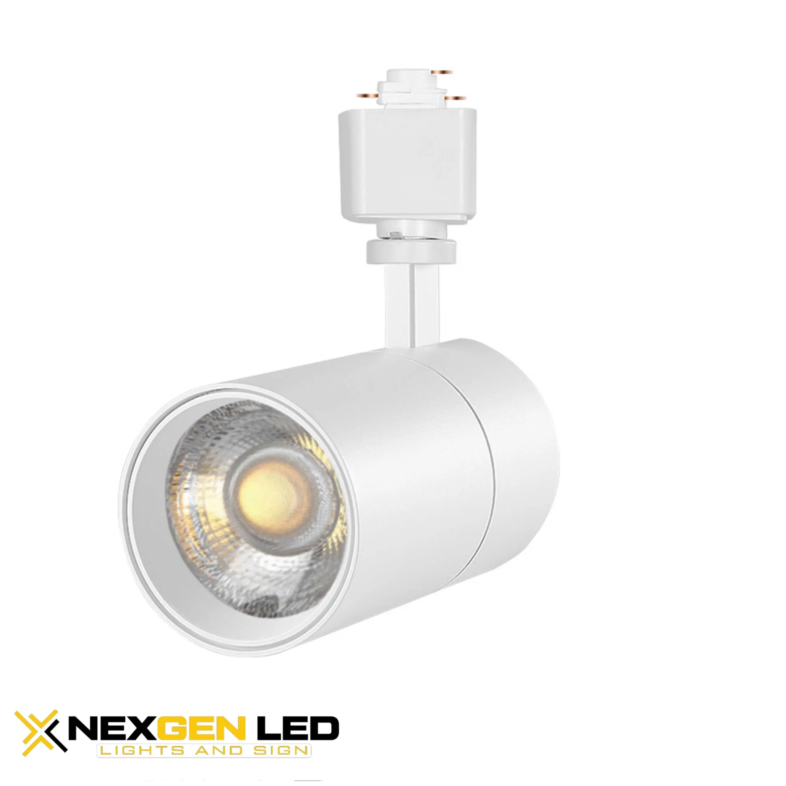 2-43-scaled-1.webp 3CCT 30W LED Track Lighting Dimmable 3 Wire 3000K/4000K/5000K AC120V White Case - Image 1