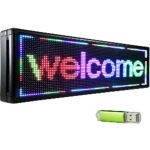 LED Banner – P10 Full Color RGB Display (14″ × 52″)