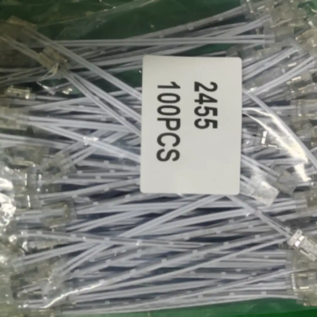 2455.webp 8mm 2-Pin COB LED Strip Connector with UL Listed Wire – 15cm - Image 1