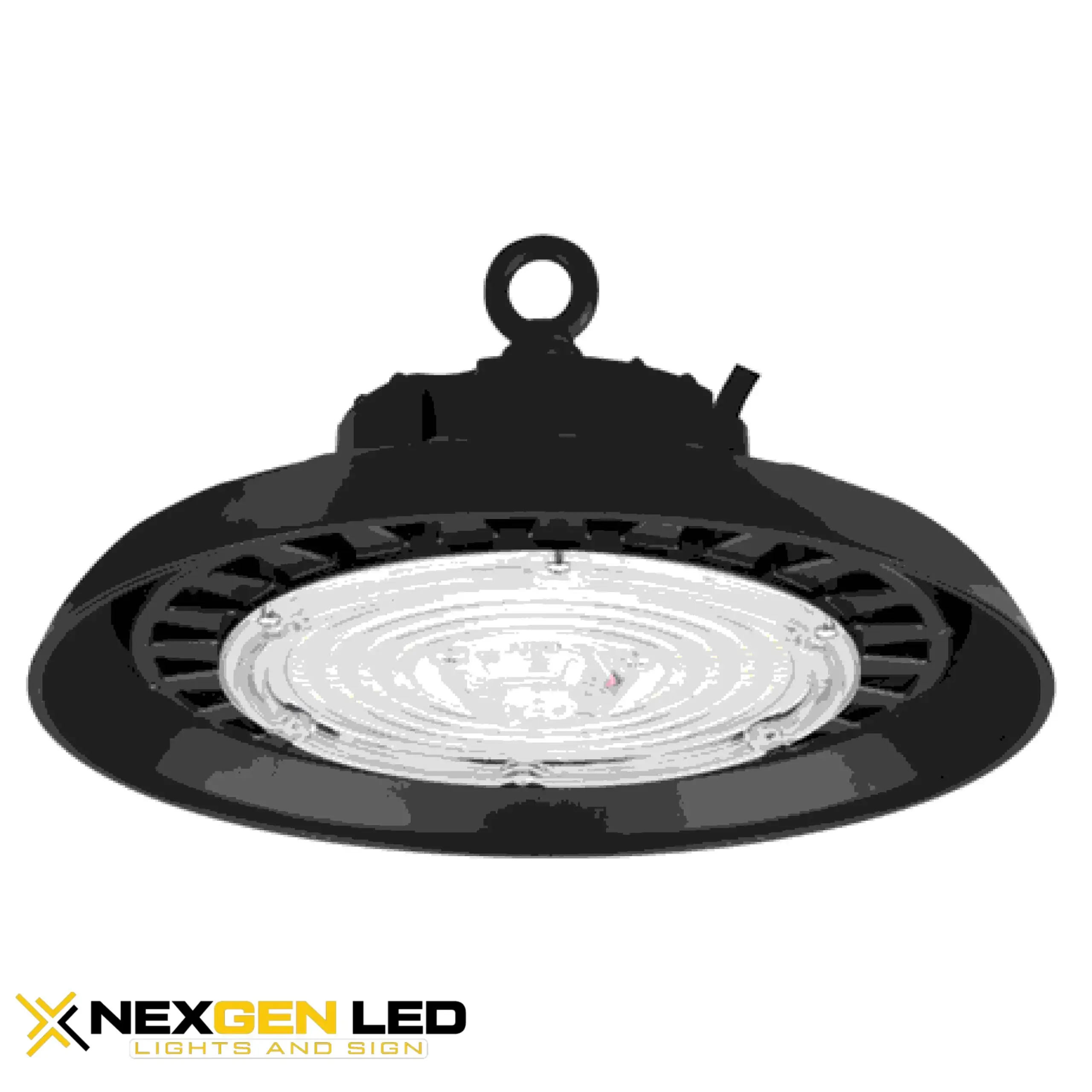 2480-scaled-1.webp DLC5.1 18nd UFO led highbay light, 240w, AC100-277V, China brand driver,Black color, 5700K, 90degree beam angle - Image 1