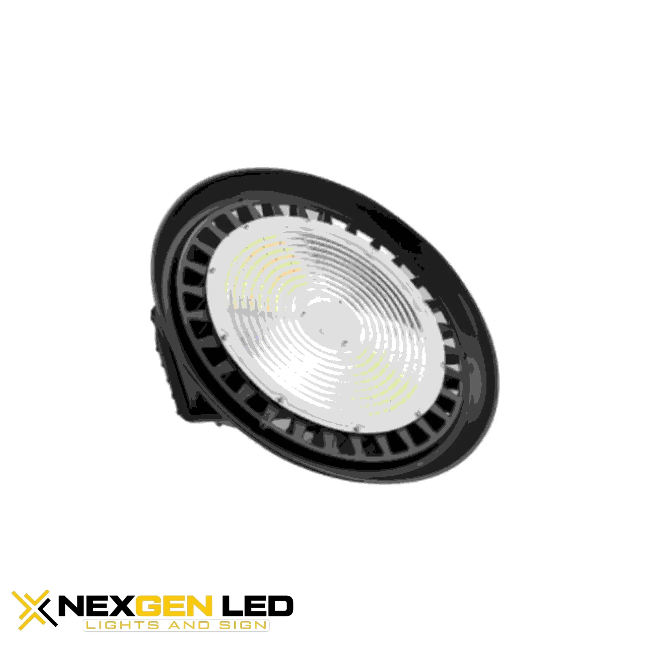 2482-scaled-1.webp DLC5.1 18nd UFO led highbay light, 300w, AC100-277V, China brand driver,Black color, 5700K, 90degree beam angle - Image 1