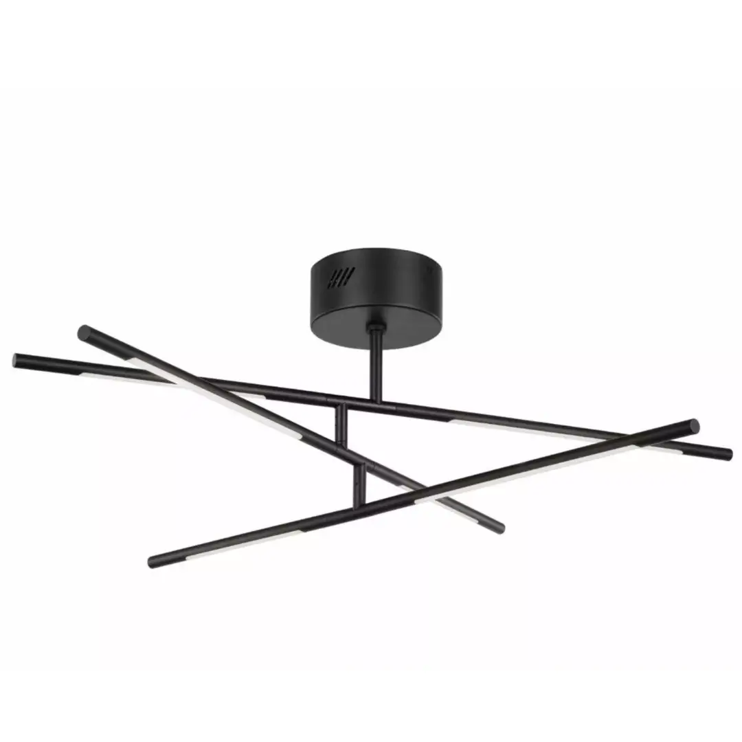 2491-1.webp LED CHANDELIER MX18001070-6A – MATT BLACK - Image 1