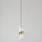 Crystal Twist Modern Pendant Light