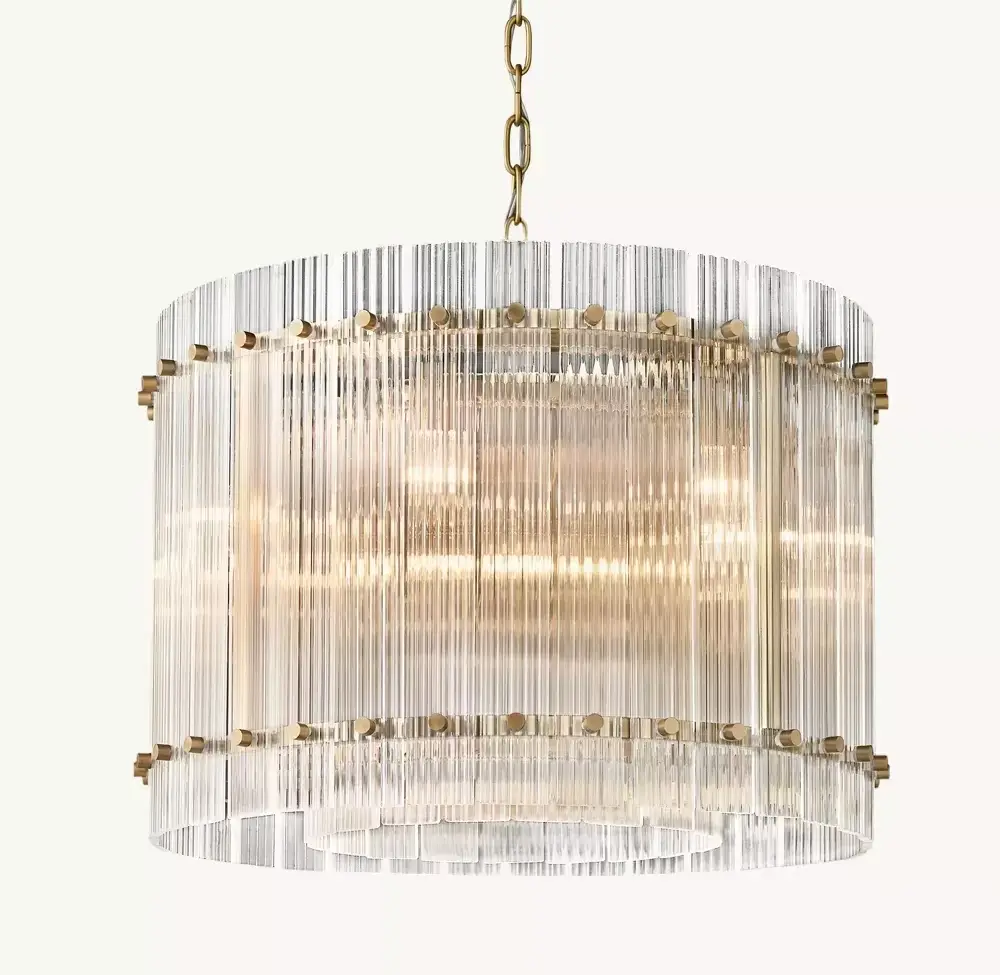 2783.webp Modern Chandelier C2207 – Black & Glass (10-Light) - Image 1