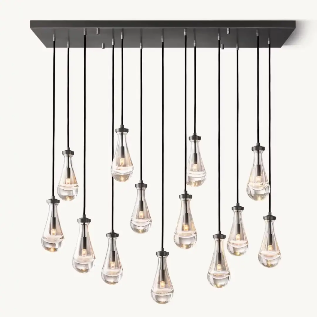 2859.webp Modern Teardrop Multi-Light Pendant Chandelier - Image 1
