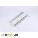 6LEDS injection module,white body,cool white, 5050SMD, 1.44W/module,50pcs per chain,100pcs per bag