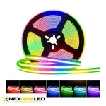 DC12V, COB 756leds/m led strip light, Non-waterproof, 4.5M/Roll,10mm PCB,14W/M,4 pin female connector on one side.(15FT)