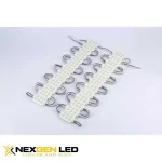 6LEDS injection module,white body,blue color, 5050SMD, 1.44W/module,50pcs per chain,100pcs per bag