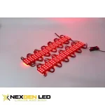 3LEDS injection module,black body green color, 1.44W/module,50pcs per chain,100pcs per bag