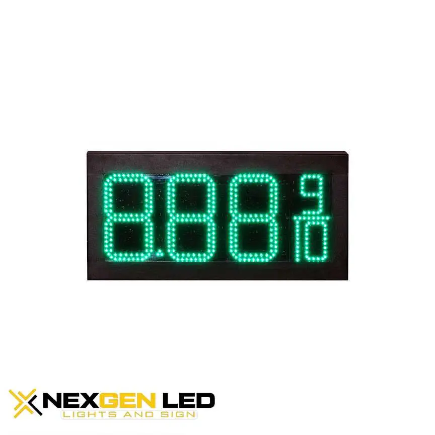 8-inch-8.88-green.webp UGG-8inch8.88 9/10- Green Number format: 8.88 9/10 Max Size Character: 203.2mm Housing Dimension: H: 293mm W: 590mm D: 60mm Power:18W Net weight: 6.2kg - Image 1