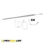 5FT LED cooler door light, 30W,6500k,clear PC cover,CRI 82,125lm/w,25pcs per carton