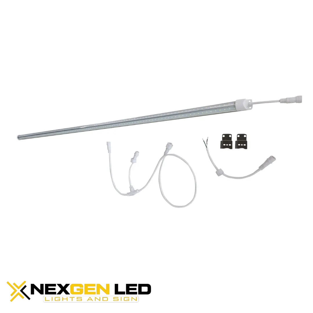 Item-1682-2.webp 5FT LED cooler door light, 30W,6500k,clear PC cover,CRI 82,125lm/w,25pcs per carton - Image 1