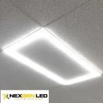 2*4FT LED T-bar light, 40w/50w/60w,4000K/5000K/6000K,0-10V dimmable,CRI 82,130lm/w,6pcs per carton
