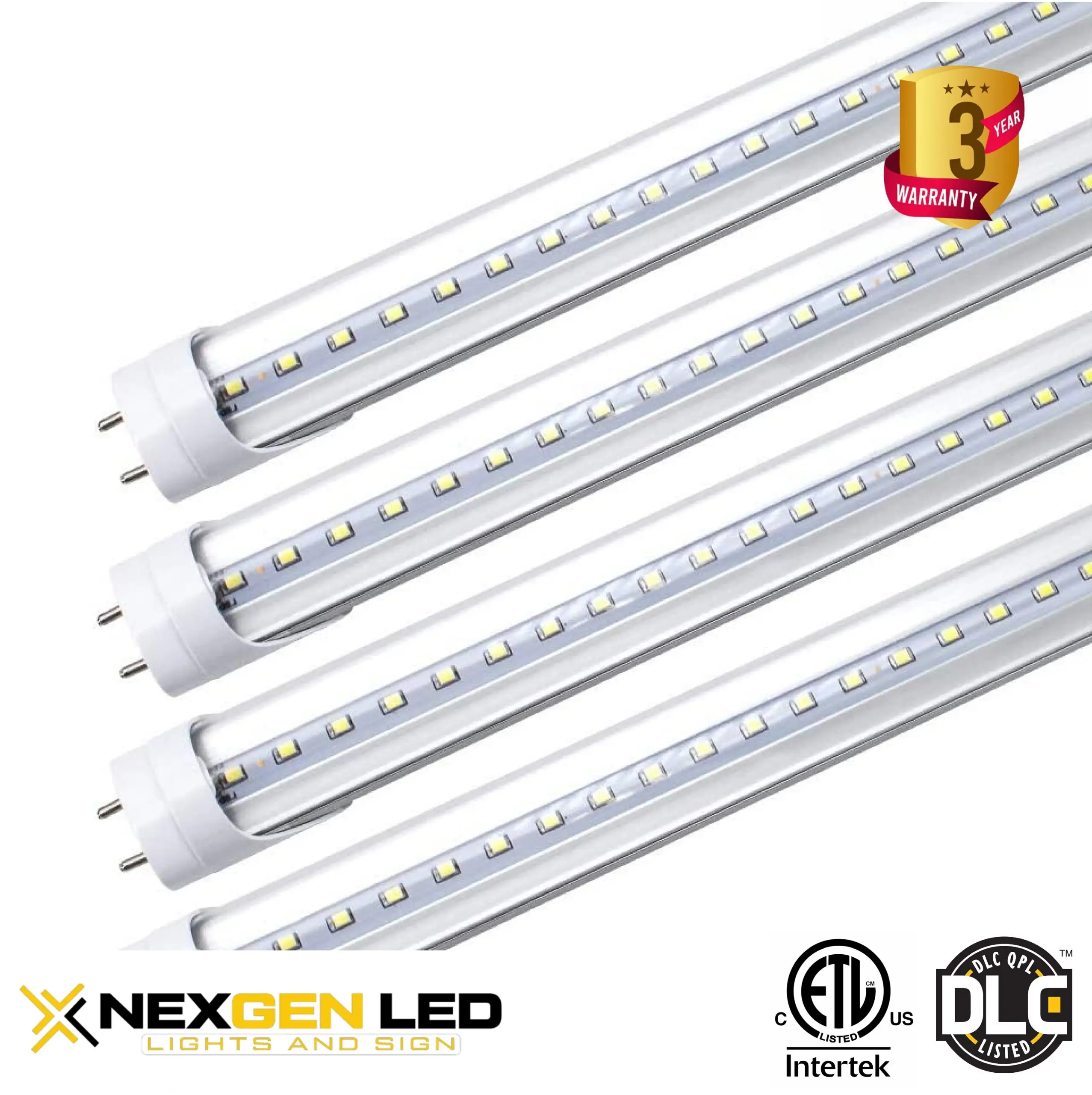 t1-55-scaled-1.webp 3FT T8 LED tube,15w,6500K,clear PC cover,125lm/w,CRI 82,G13 base,25pcs per carton - Image 1