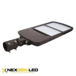 SG16 led shoebox light, 300w, Black color, 5700K, China brand driver AC277-480V, UL DLC listed