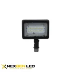 Small Led Flood light 15W,5700K,AC100-277VChina brand driver,Knuckle bracket, Black color