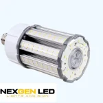 8nd DLC5.1 100w led corn light, E39 base, 5700K, AC100-277V Wattage selectable: 100W/80W/63W