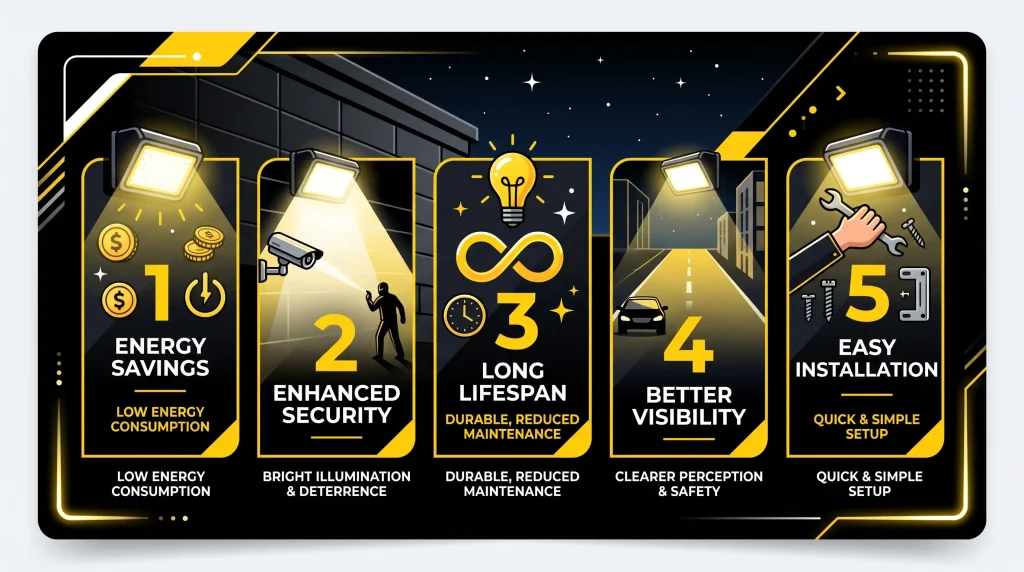 Compare full-cutoff and semi-cutoff options for LED wall pack for building security lighting with real specs from NEXGEN LED.